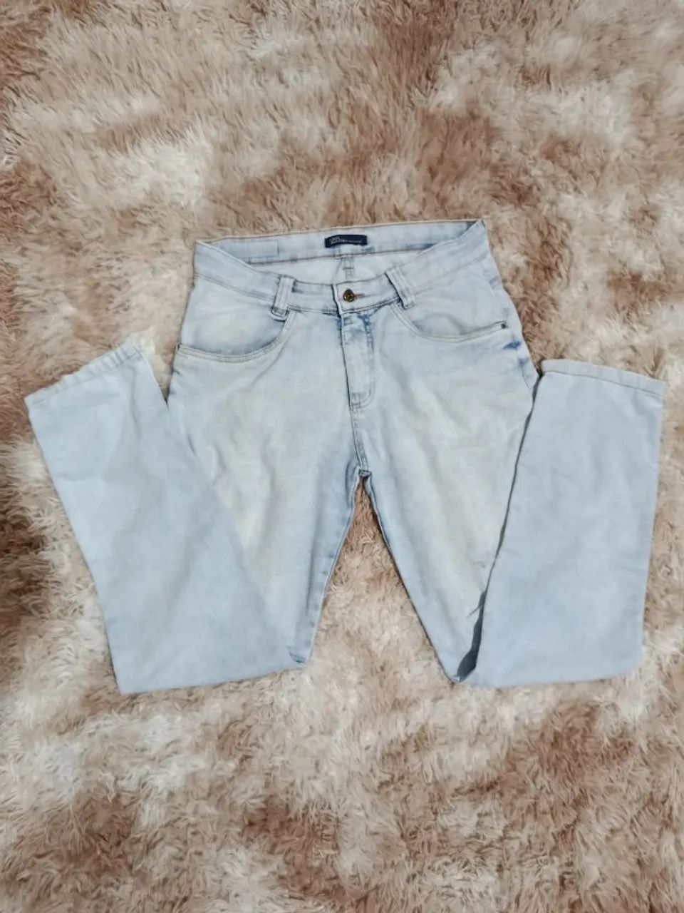 Calça Jeans feminina 40 Lemier destroyer