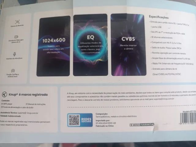 CENTRAL MULTIMIDIA PARA CARRO c/ ESPELHAMENTO SEM FIO - Foto 4
