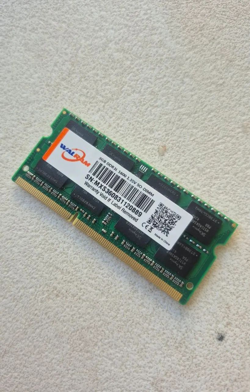 8GB DDR3 RAM Memory