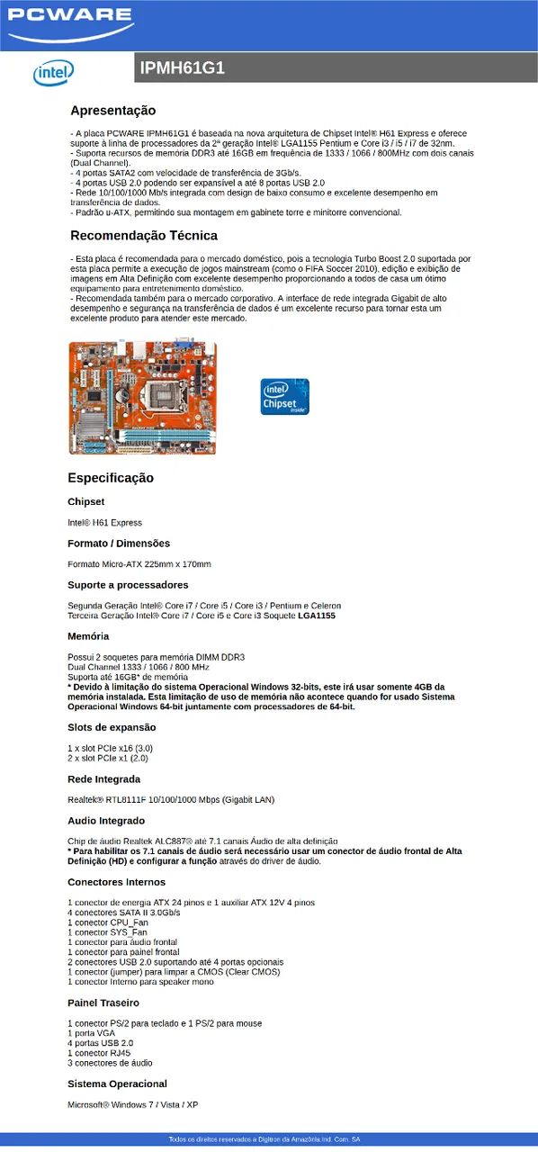 Computador I5 Completo ( Apenas Mini Torre ). - Foto 5