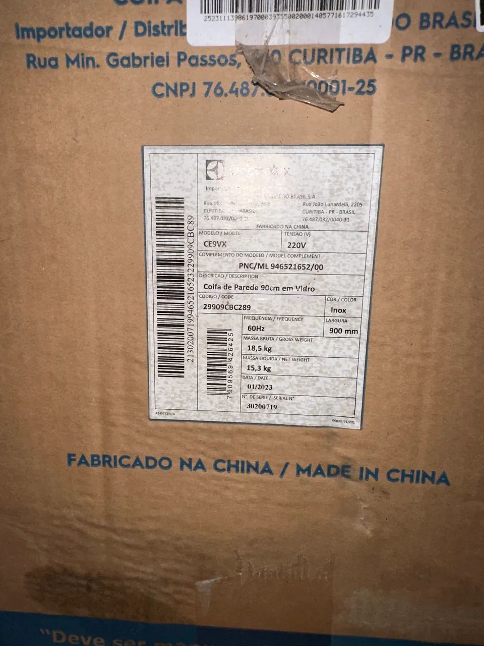 Vendo Coifa electrolux de vidro (nova na caixa) - Foto 2