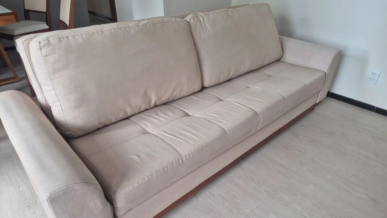 Sofá cama semi novo