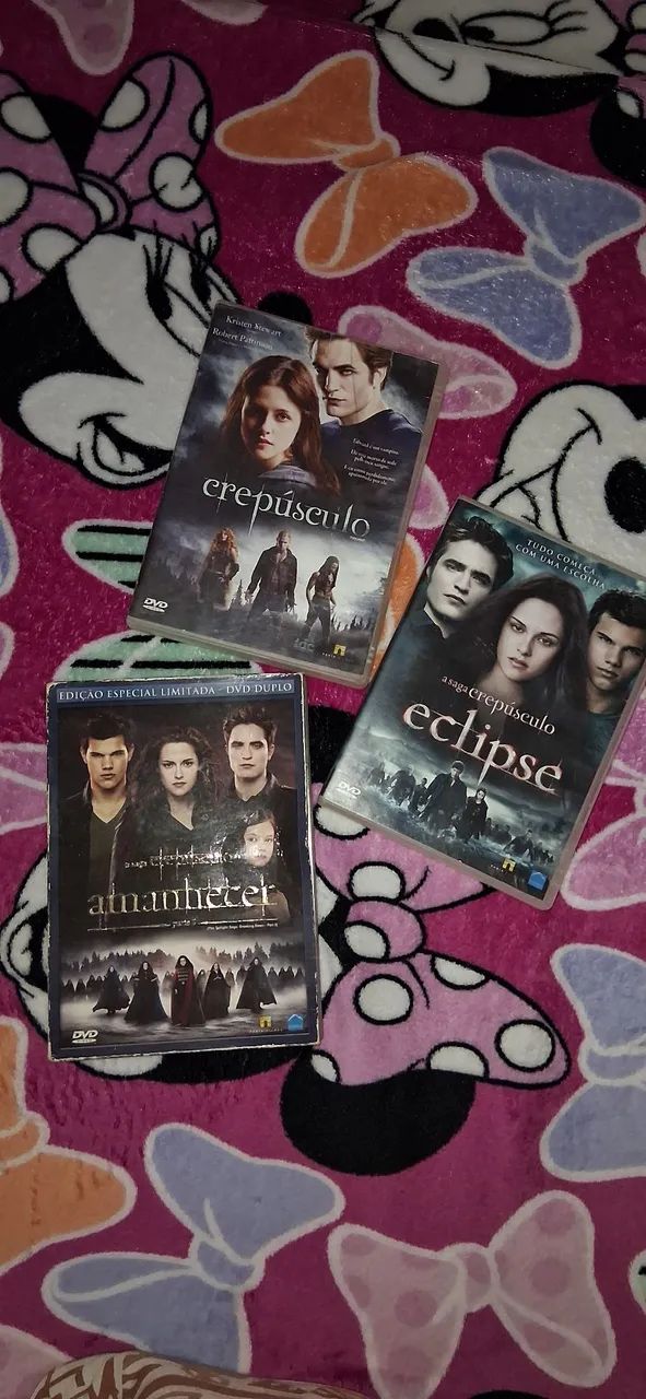 Coleção DVDs crepúsculo