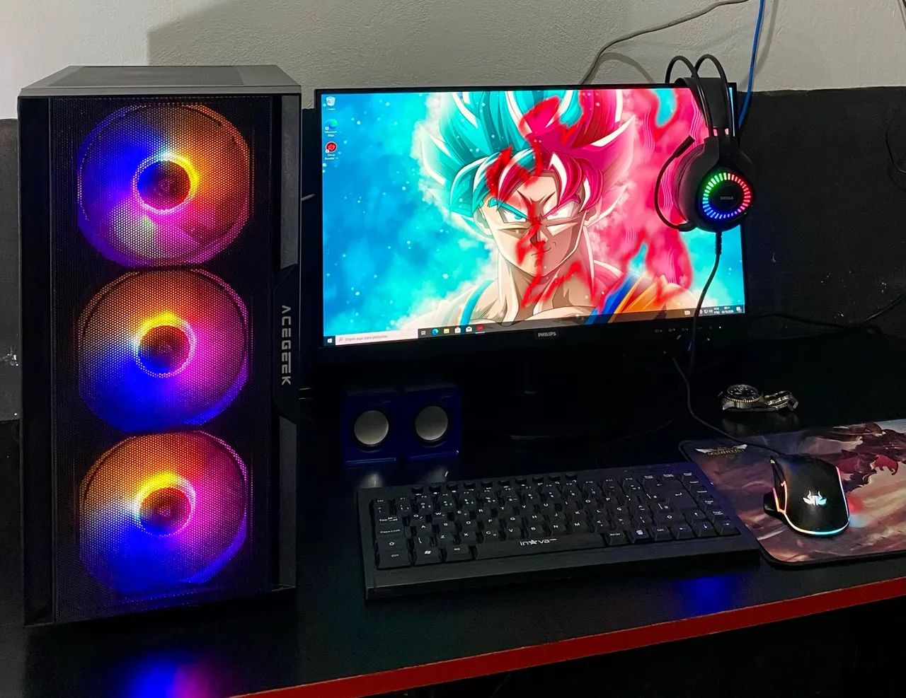 PC GAMER COMPLETO RYZEN (RODA TUDO) !