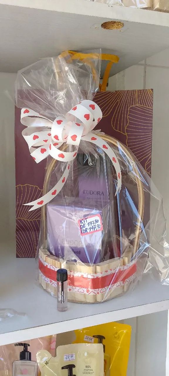 Kit Velvet Soul Eudora perfume, hidratante e embalagem presenteavel - Foto 3