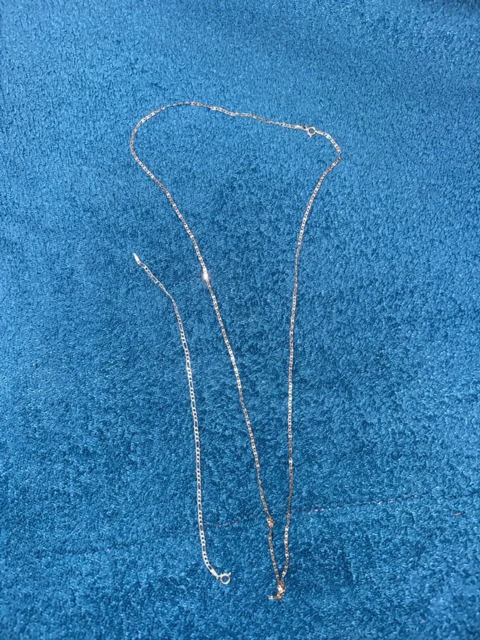 PRATA CORRENTE E PULSEIRA DE PRATA 