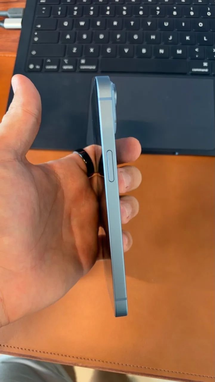 iPhone 14 128gb azul - Foto 4