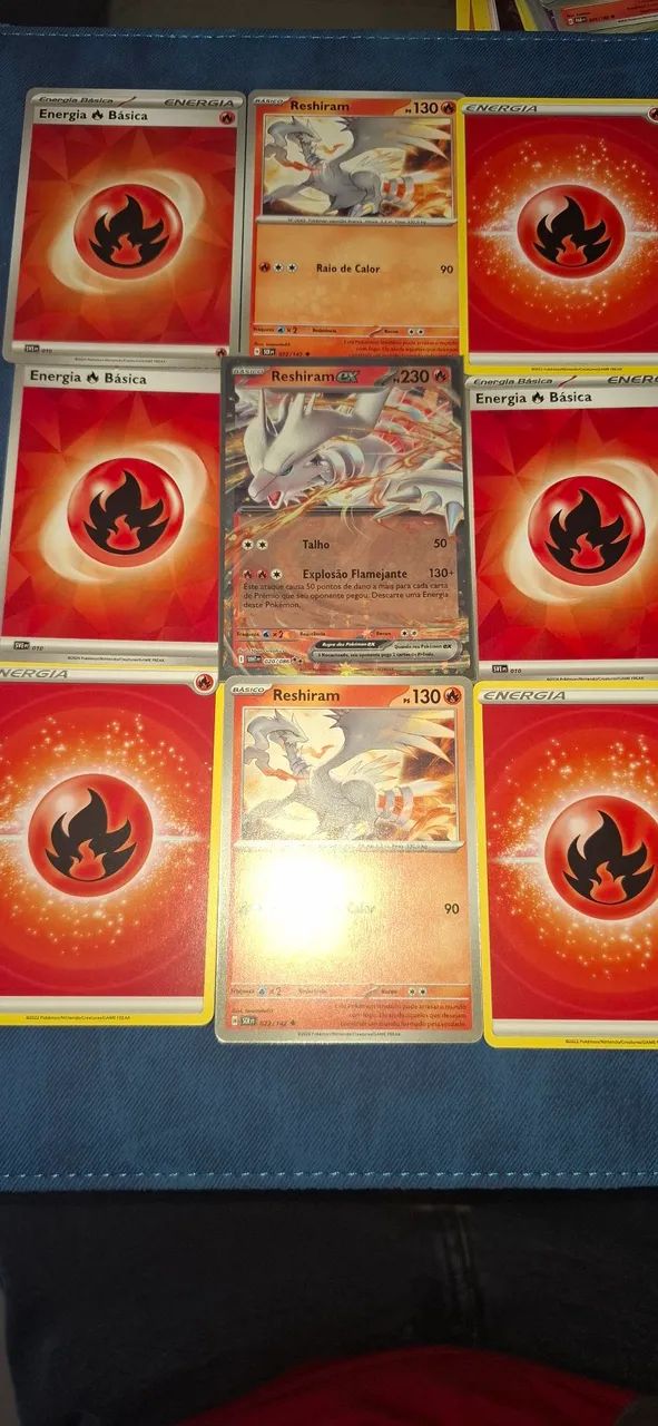 Combo Reshiram Carta Pokemon 