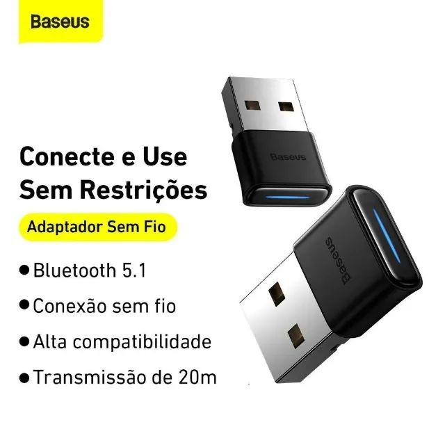 Adaptador Baseus Usb Bluetooth 5.0 Para PC Notebook