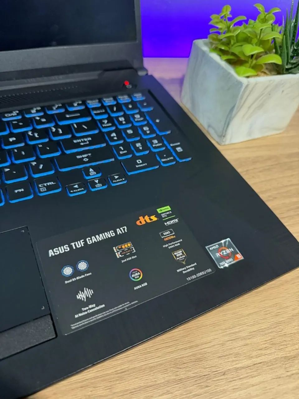 Notebook Gamer Asus TUF Ryzen RTX 2050 17" - Foto 3