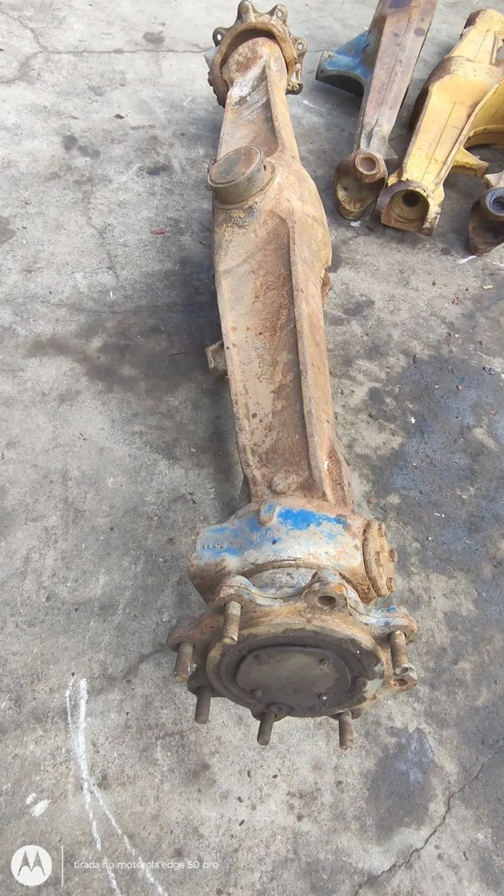 Eixo dianteiro 4x2 retroescavadeira New Holland p/n *