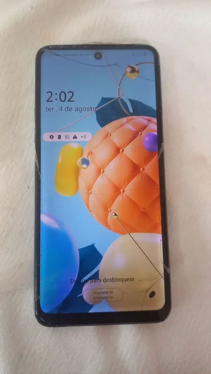 Vende-se celular Lg k62+ 128gb