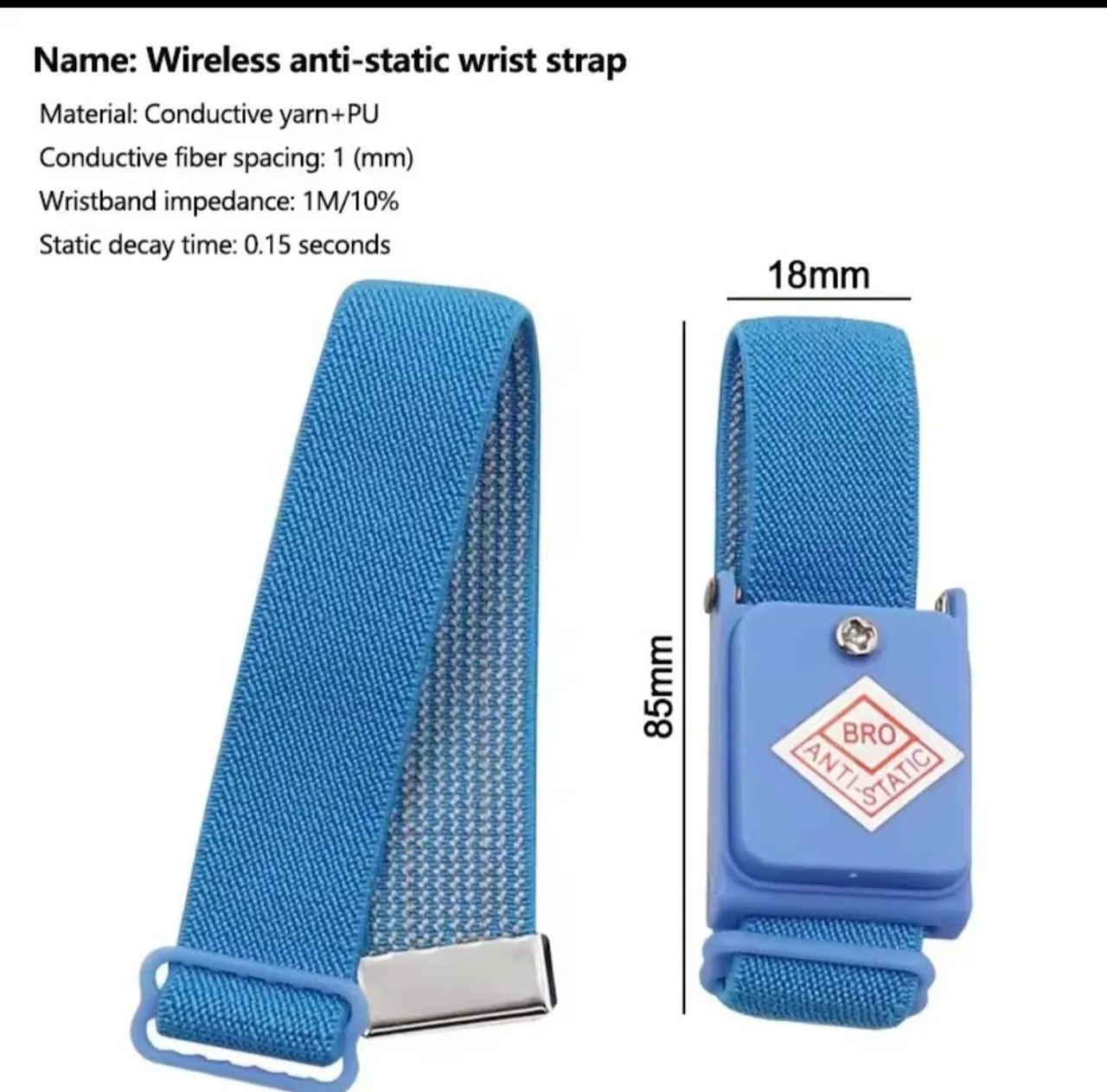 Pulseira anti estática 