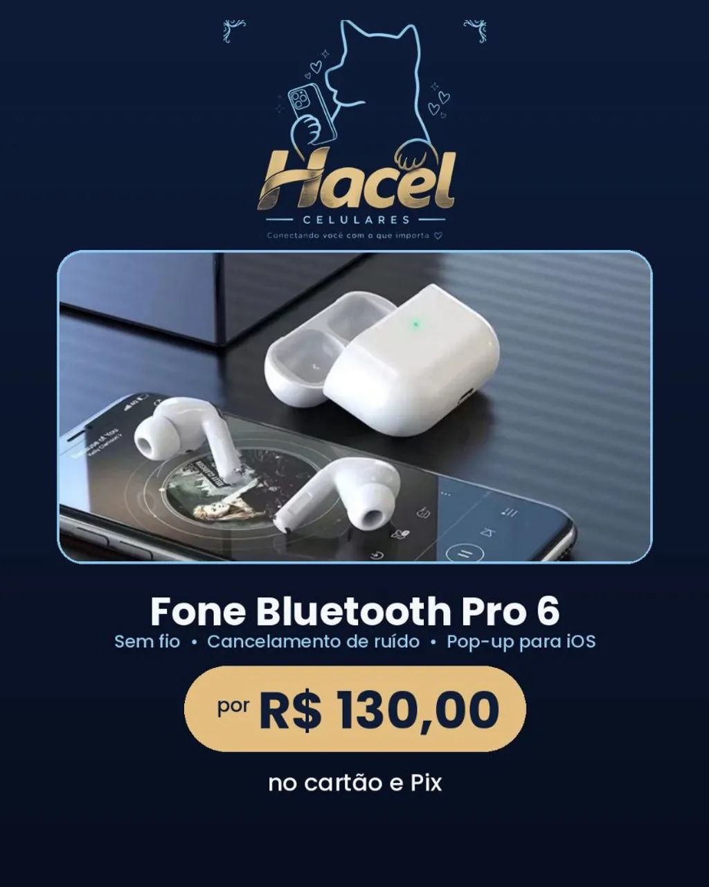 FONE PARA IPHONE