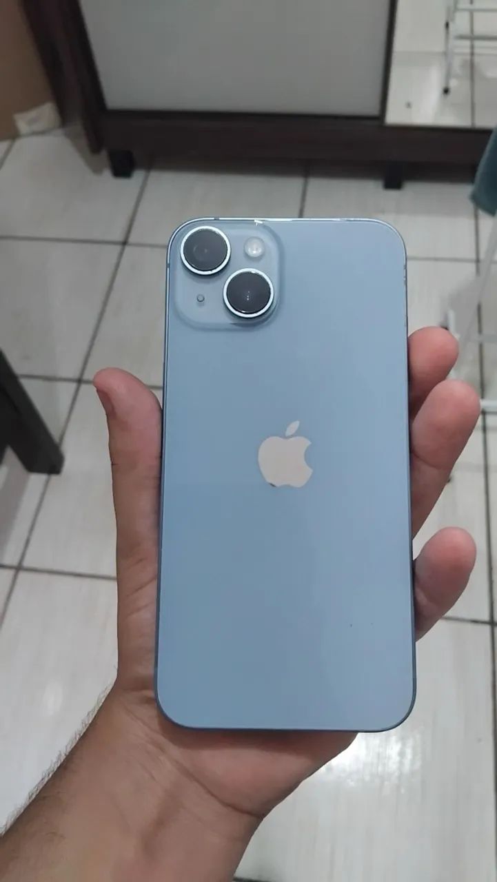 iPhone 14 azul 128gb + Caixa - Foto 2