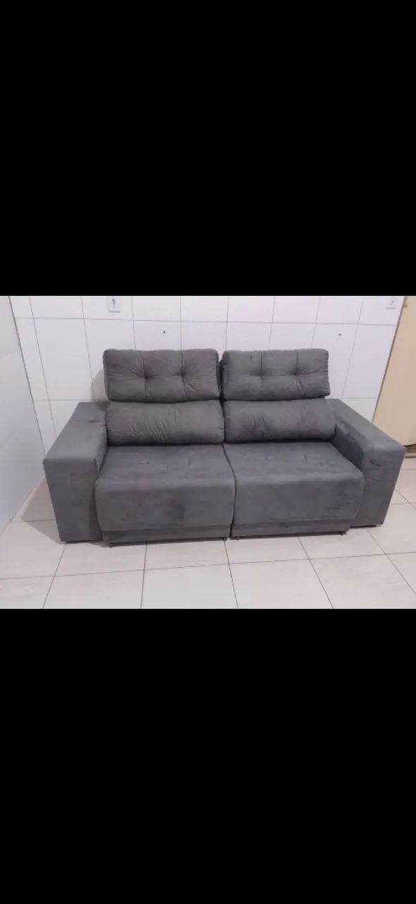 Sofá Retrátil e Reclinavel 2,00 Metros  - Foto 3