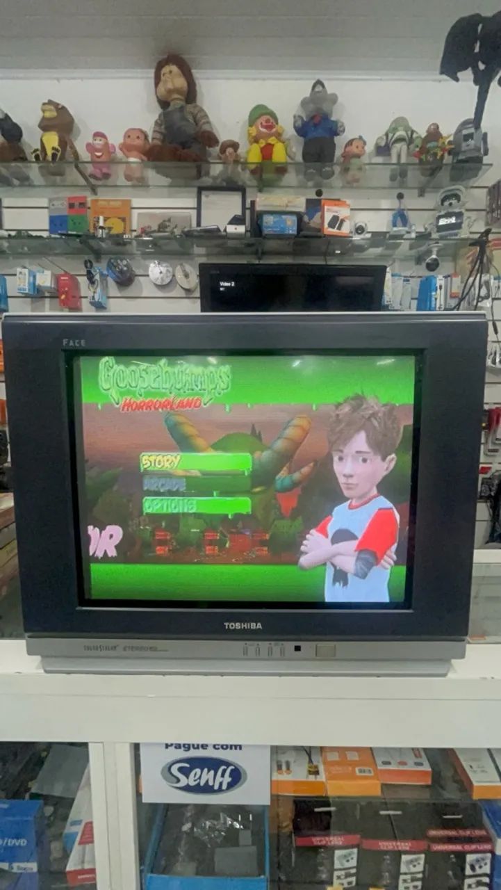 Tv crt tubo Toshiba face 21 polegadas av e vídeo componente  - Foto 2