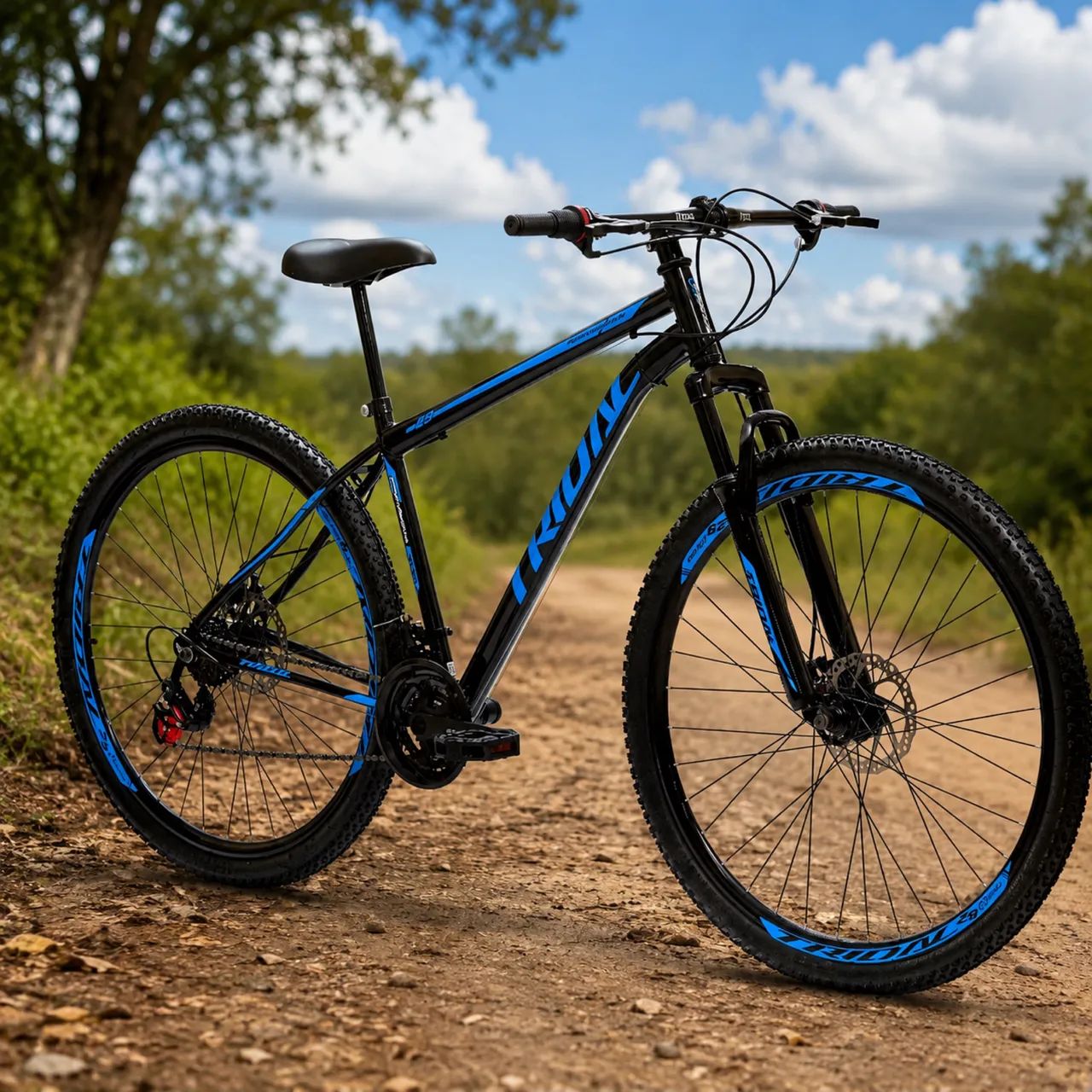 Bicicleta Aro 29 Nova Azul - Ótimo Estado