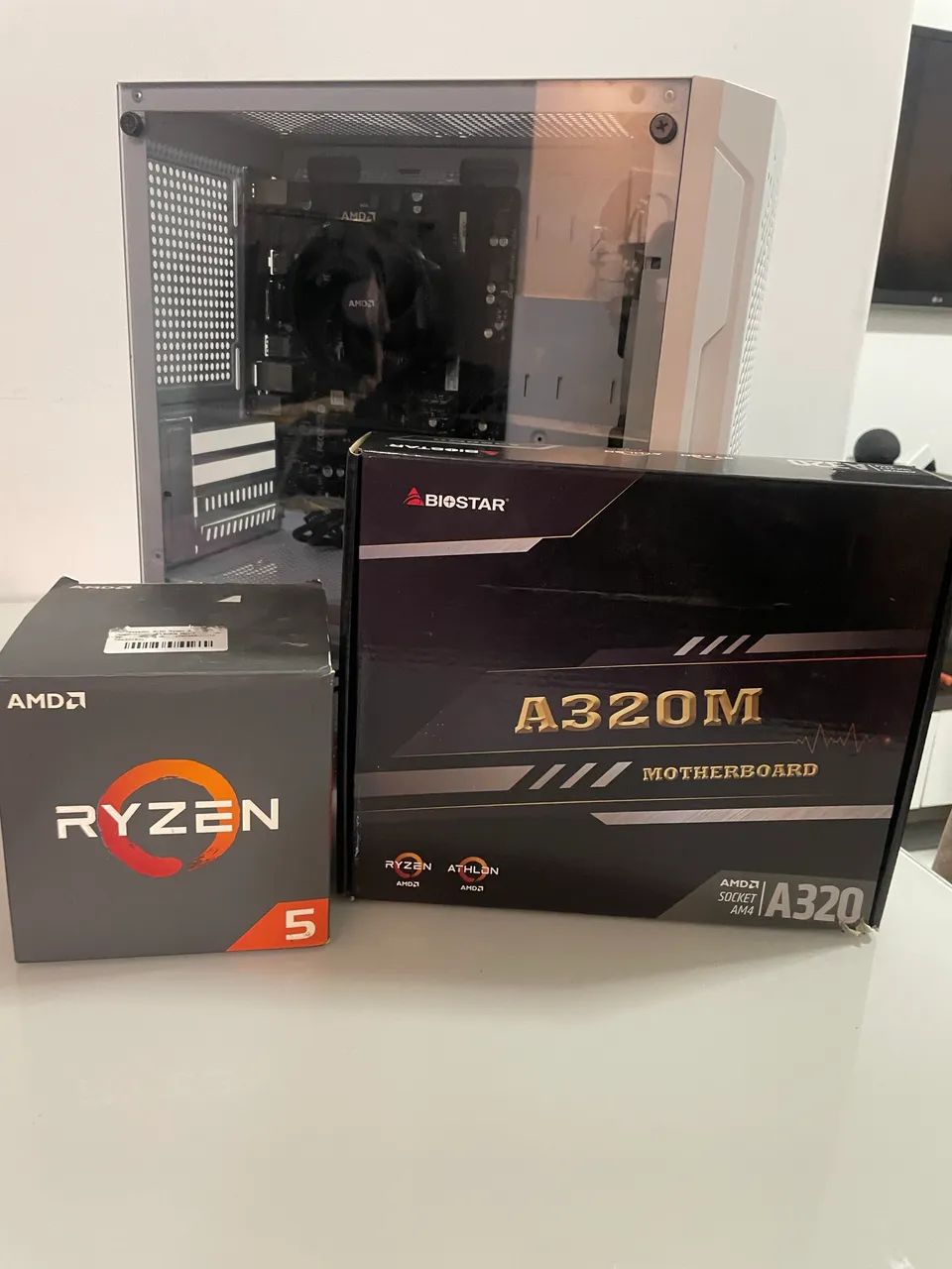 KIT PROCESSADOR RYZEN 5 3600 + placa mae A320M - Foto 5