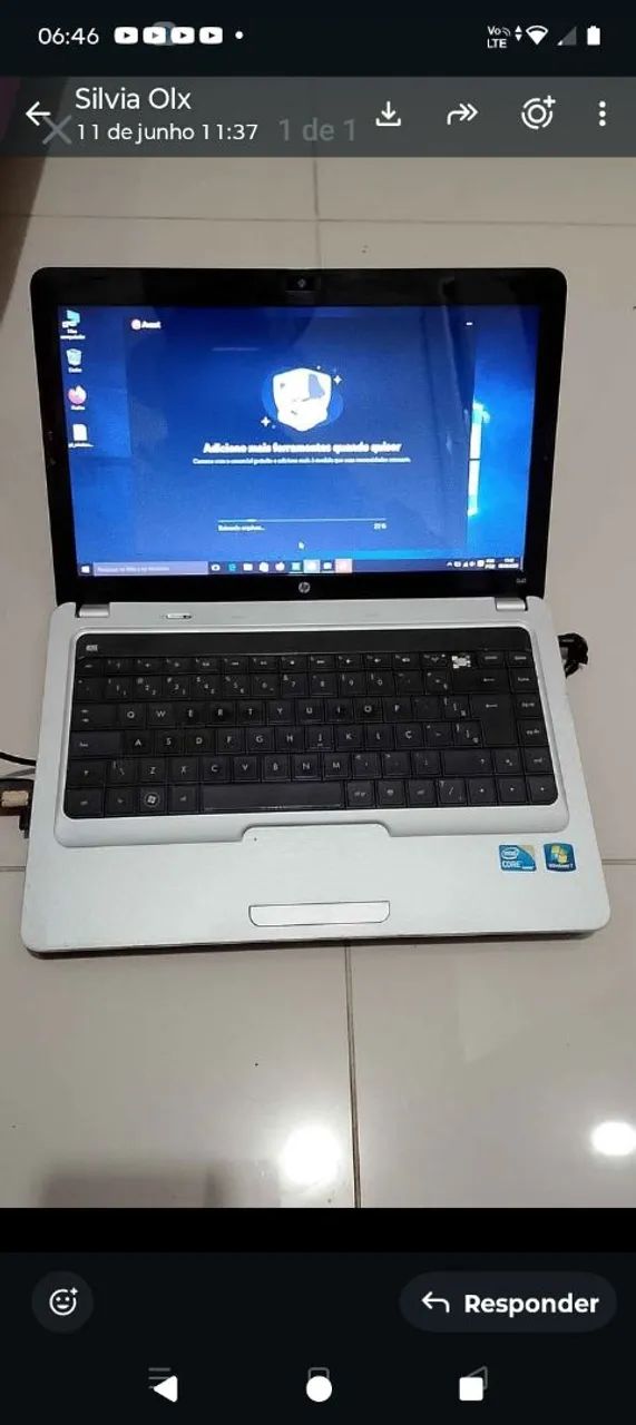 Vendo notebook usado 