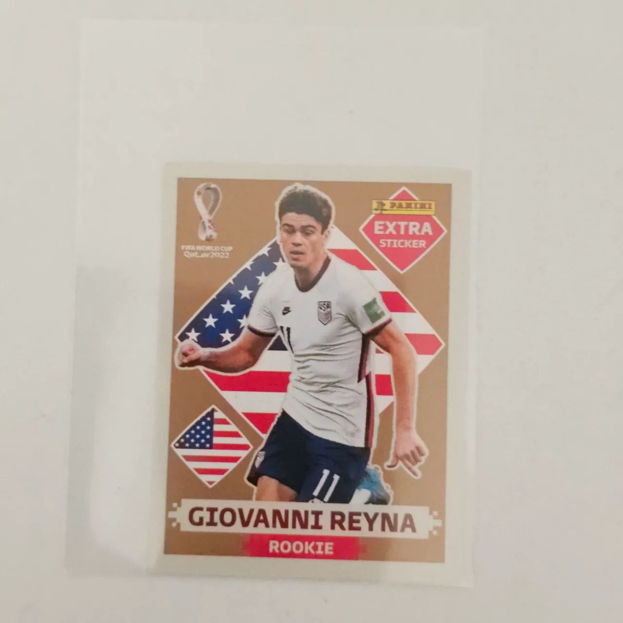Figurinha Giovanni Reyna Bronze Copa 2022