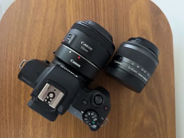 Camera Canon m50 + 2 lentes(50mm + 15-45mm) - Foto 5