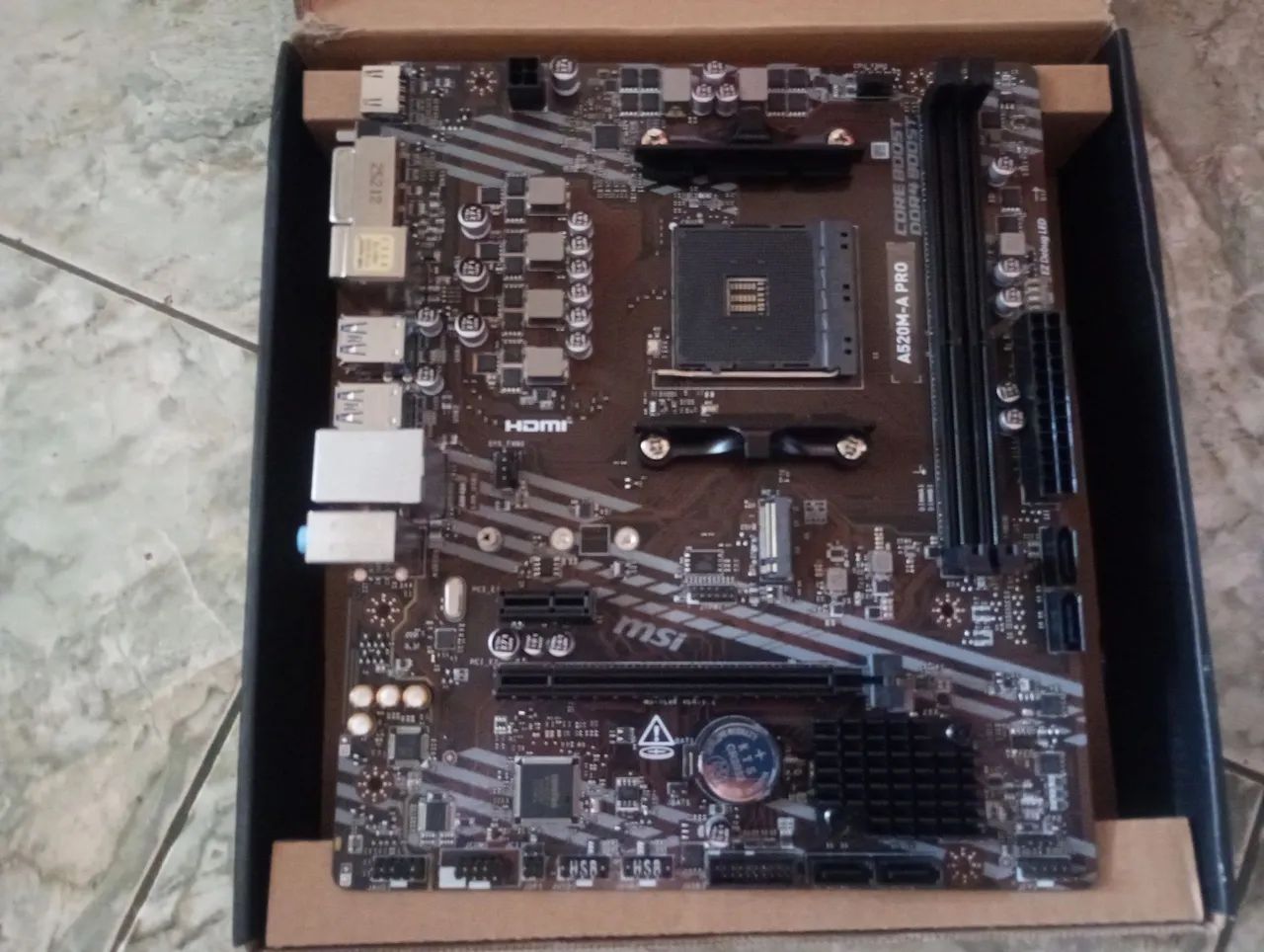 Placa Mãe A520M-PRO MSI Ryzen  - Foto 3