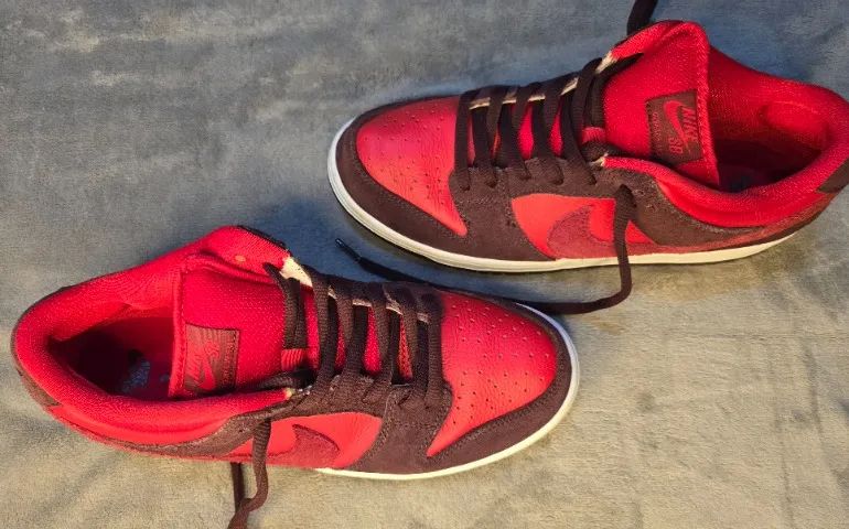 Tênis Nike SB Dunk Low Cherry - Foto 3