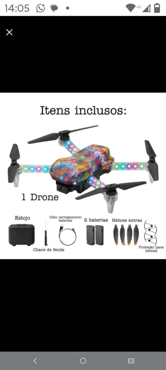 Drone D5PRO com Câmera Dupla - Foto 2