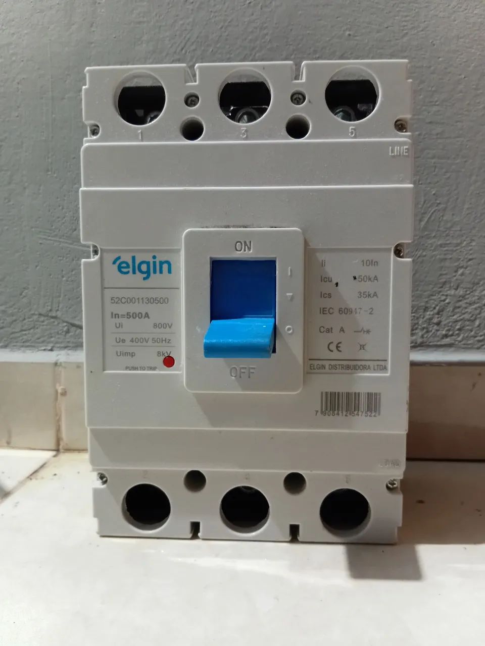 Disjuntor trifásico 500A 65204108270722120