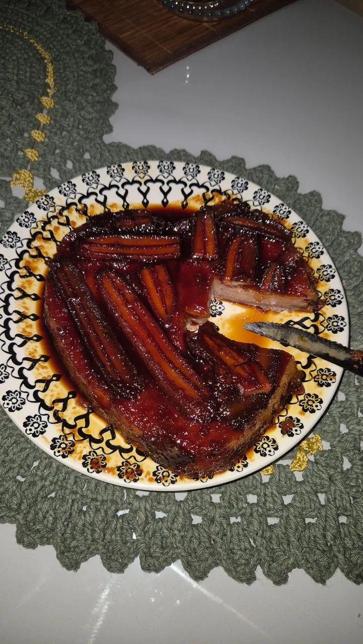 Bolo de banana caramelizada - Foto 2