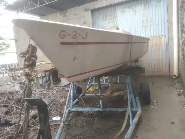 Barco Veleiro com Carretinha - Foto 5