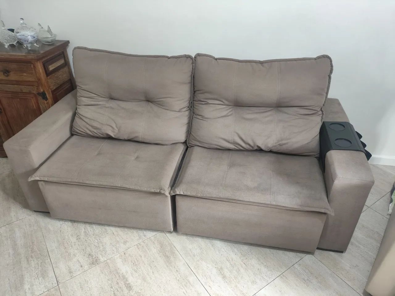 Sofá cama - 2 lugares 2m largura total - Foto 2