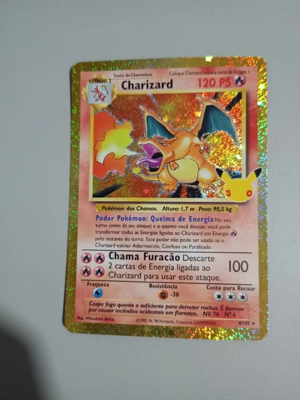 Charizard 30 Anos Pokémon TCG - NM (Perfeito Estado) - Joinville