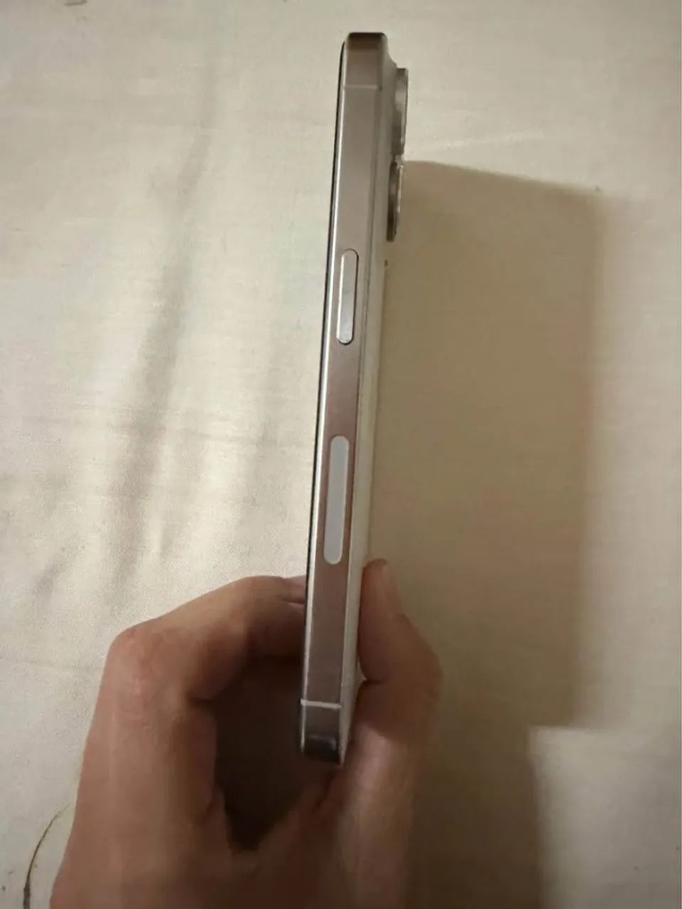 iPhone 15 Pro 256GB Titânio Branco - Impecável + Caixa + Acessórios - Foto 5