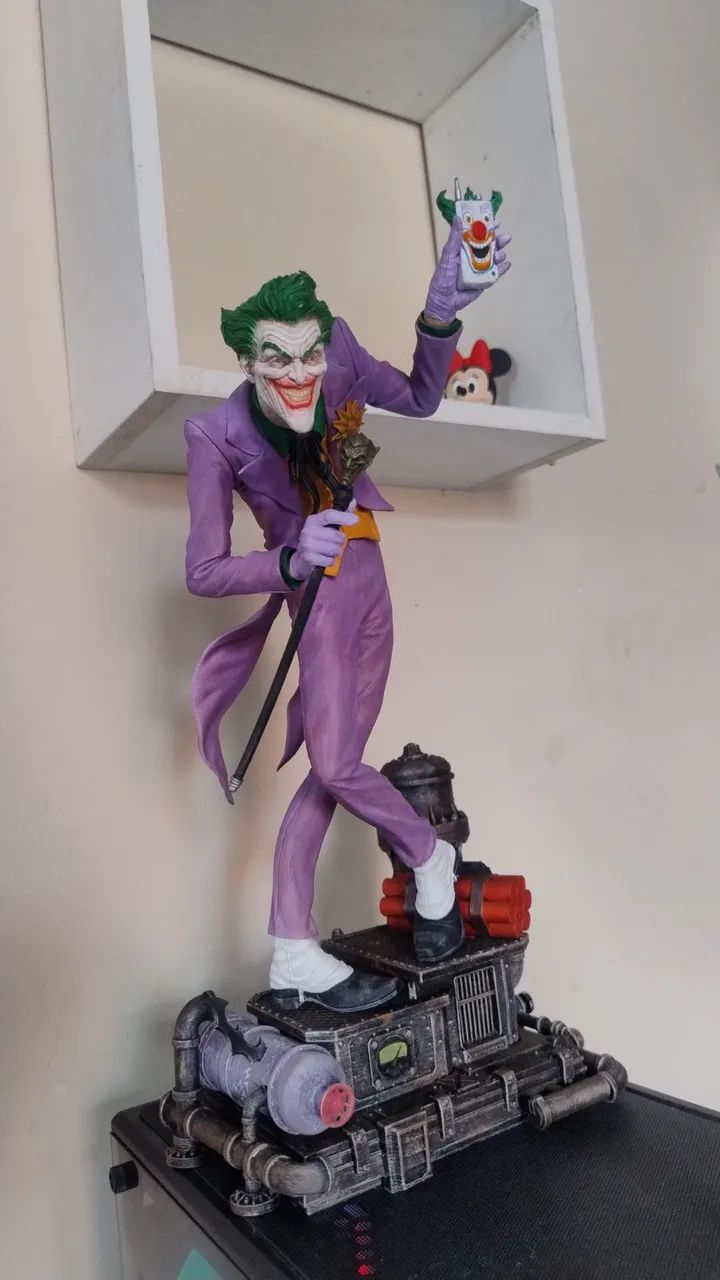 Coringa Joker 44 Cm - Impressão 3d - Resina