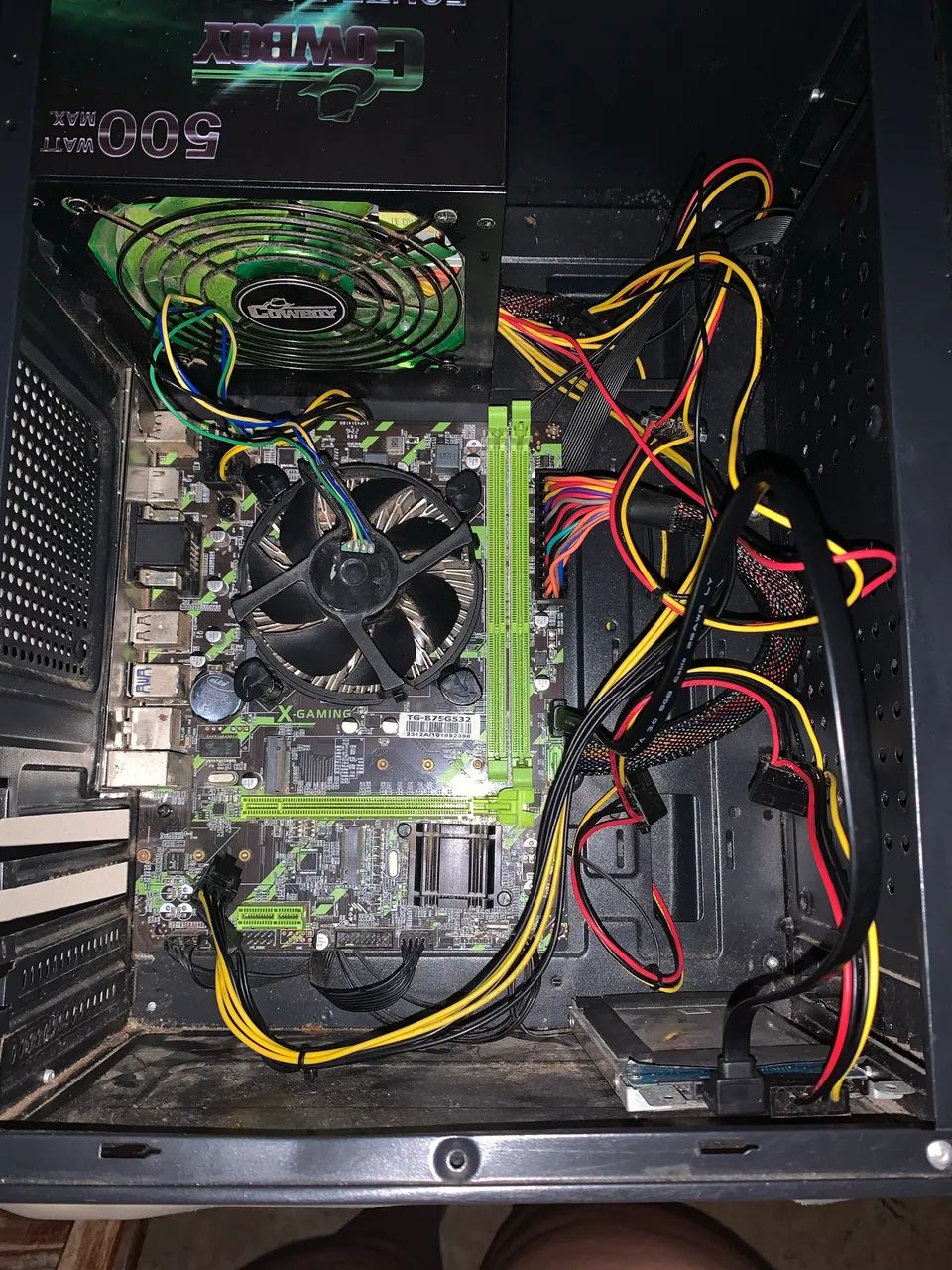 Vendo placa mae, processador e aircooler