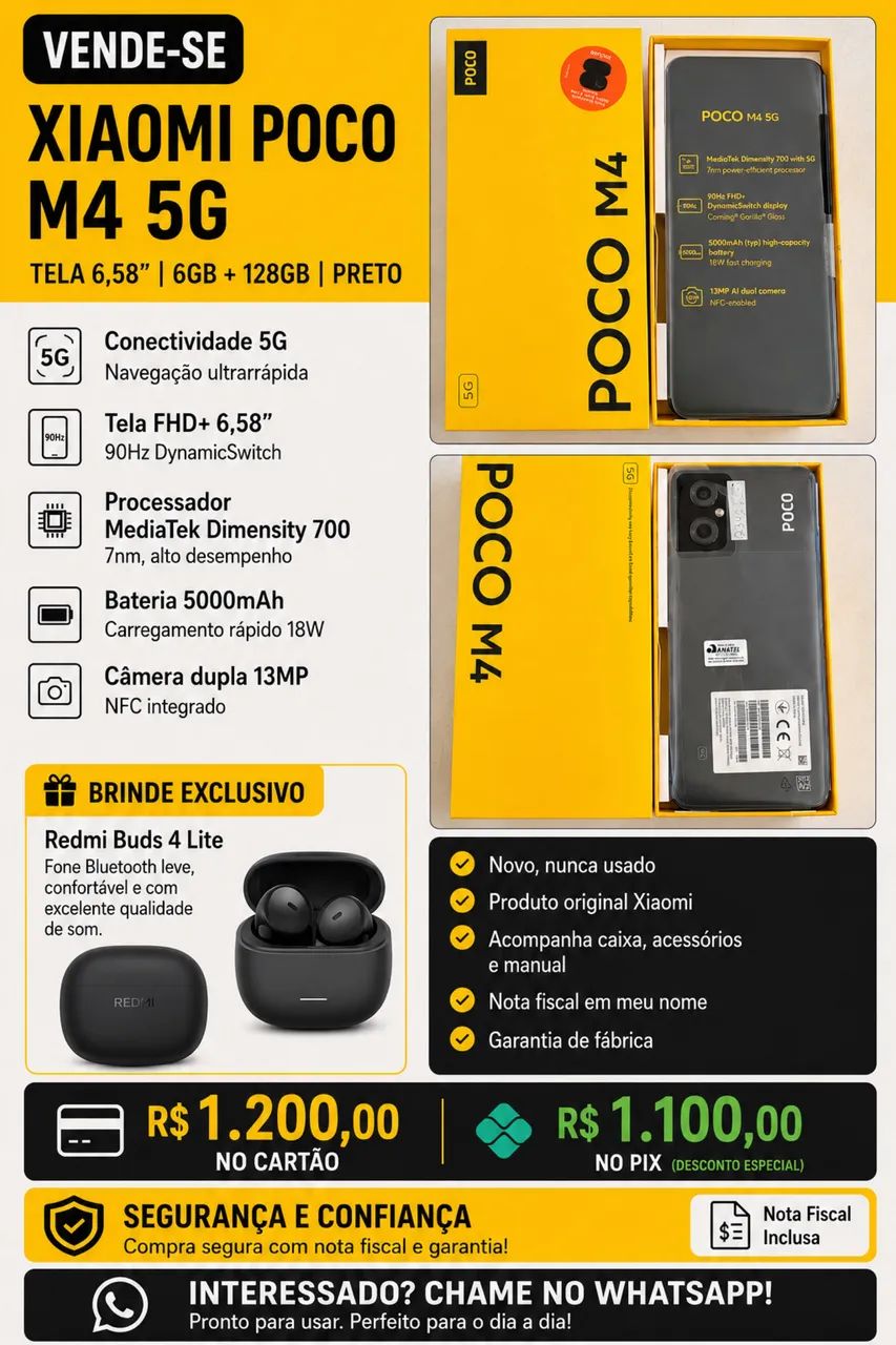 Vendo celular Xiaomi M4 novo