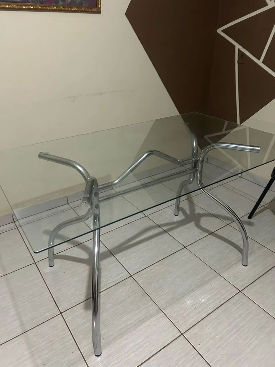 Mesa de vidro 4 lugares  - Foto 3