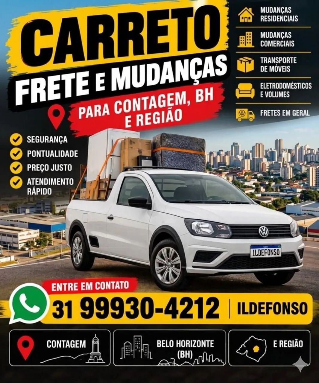 Frete Saveiro 