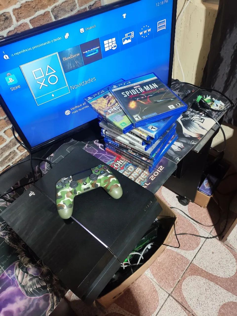Ps4 500gb + 4 SUPER JOGOS - Jogos de Vídeo Game - Fazendinha