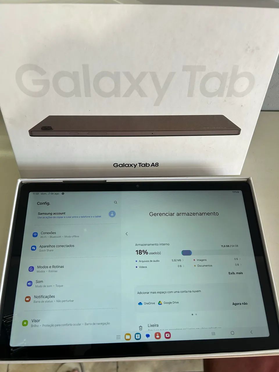 Tablet sansung (tab A8)