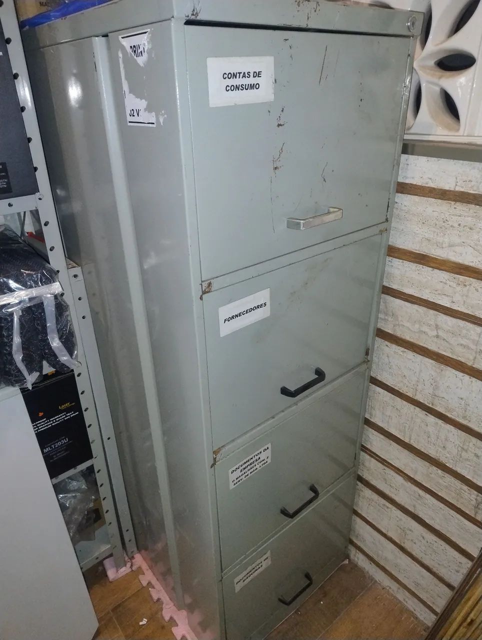 Arquivo de aço 4 gavetas  - Foto 4