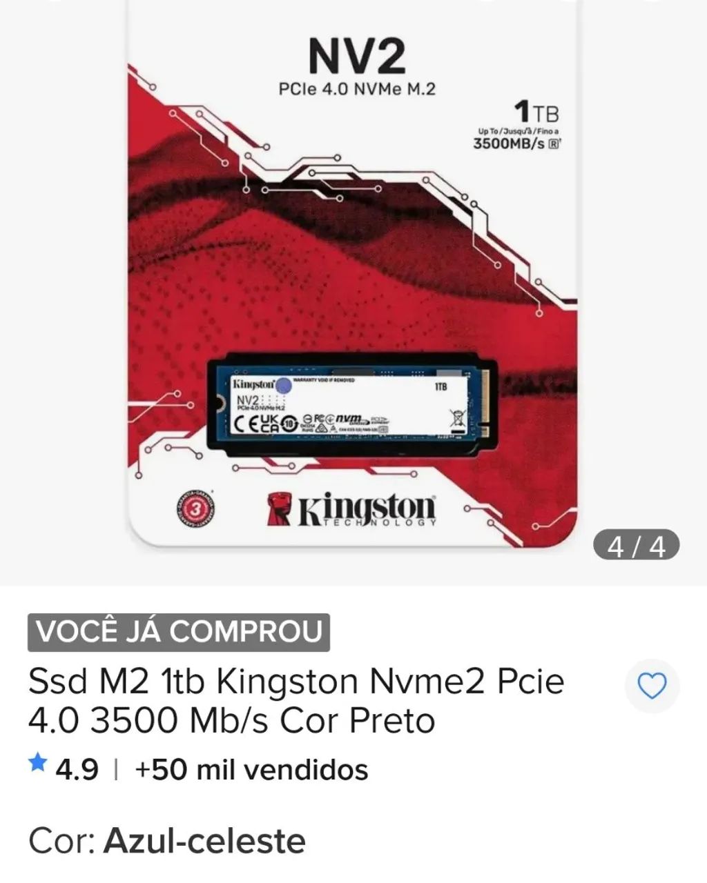 SSD M2 1tb  - Foto 3