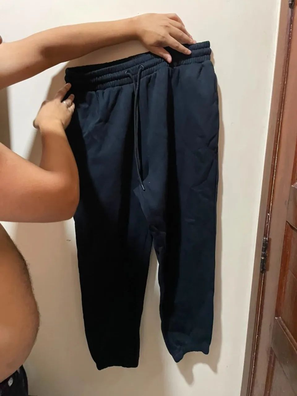 Calça Moletom Preta da Renner