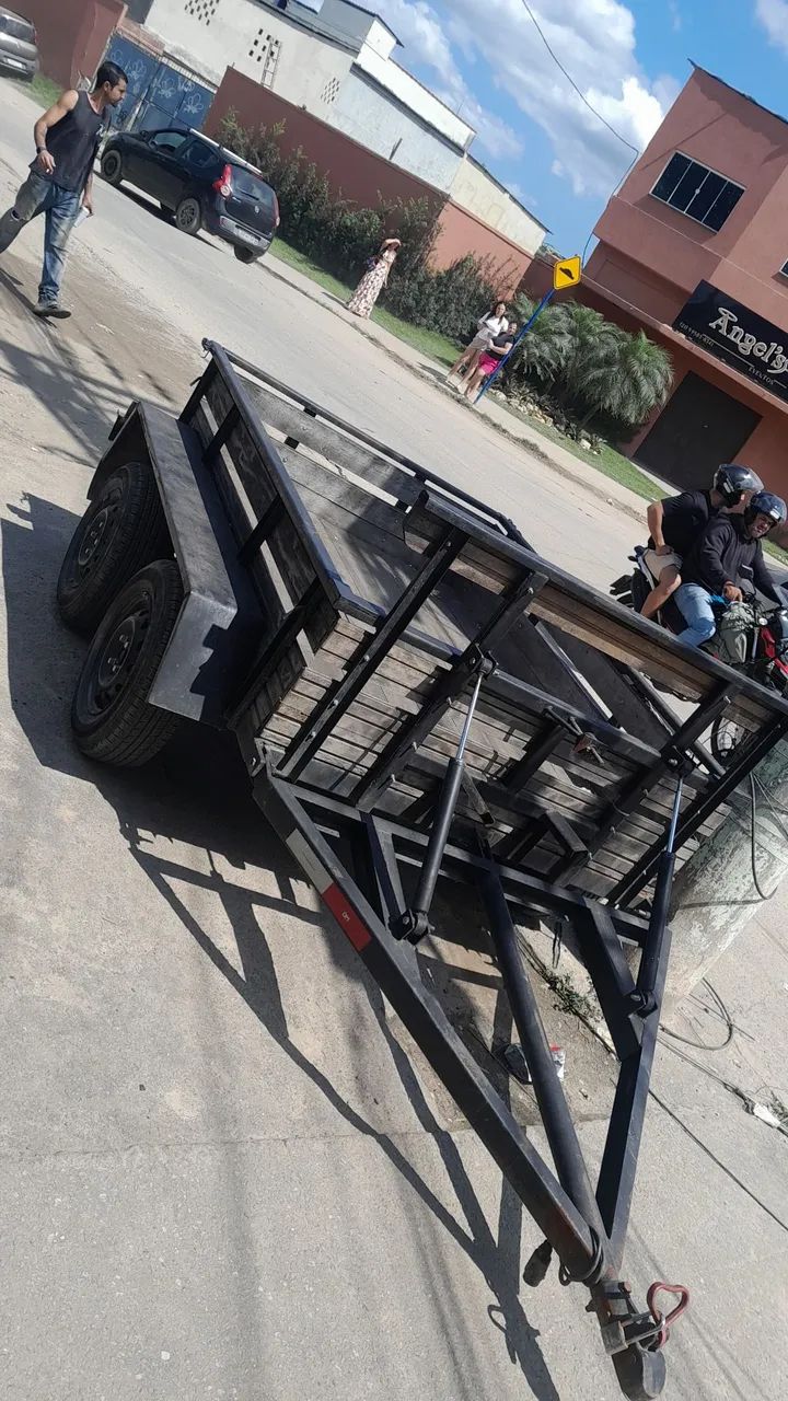 Carretinha com 2 eixos traseiros  - Foto 3