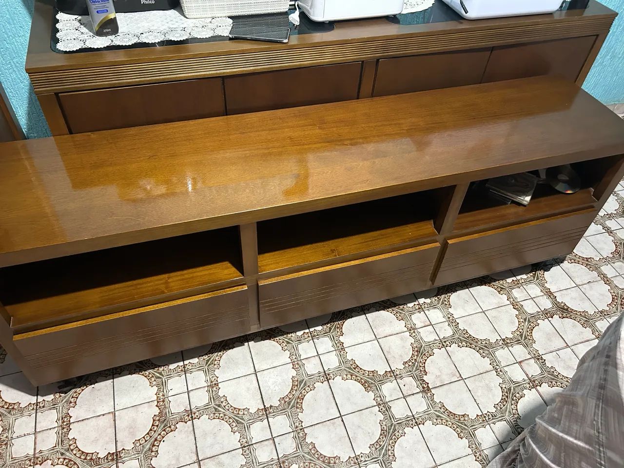 Rack de sala madeira