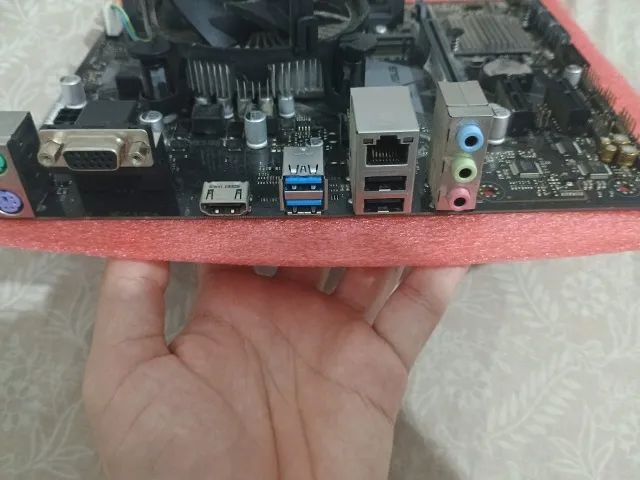 Processador + Placa mãe + Cooler: I3 9100F + H310M - Peças de