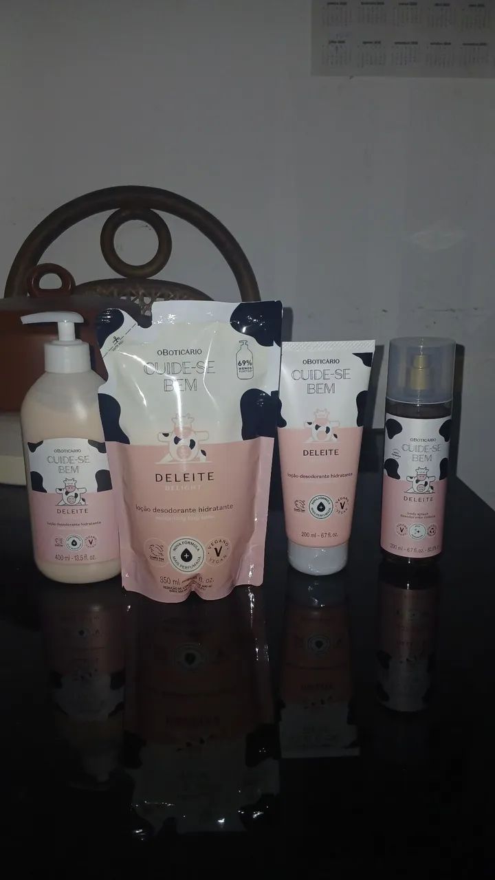 Kit completo Oboticario cuide-se bem deleite 