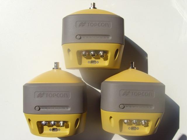03 Receptores Gnss Rtk Gps Topcon Hiper Hr - Semi Novos